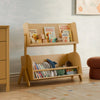 Tally Storage and Bookshelf in Washed Natural