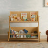 Tally Storage and Bookshelf in Washed Natural
