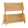 Tally Storage and Bookshelf in Washed Natural