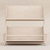 Tally Storage and Bookshelf in Washed Natural