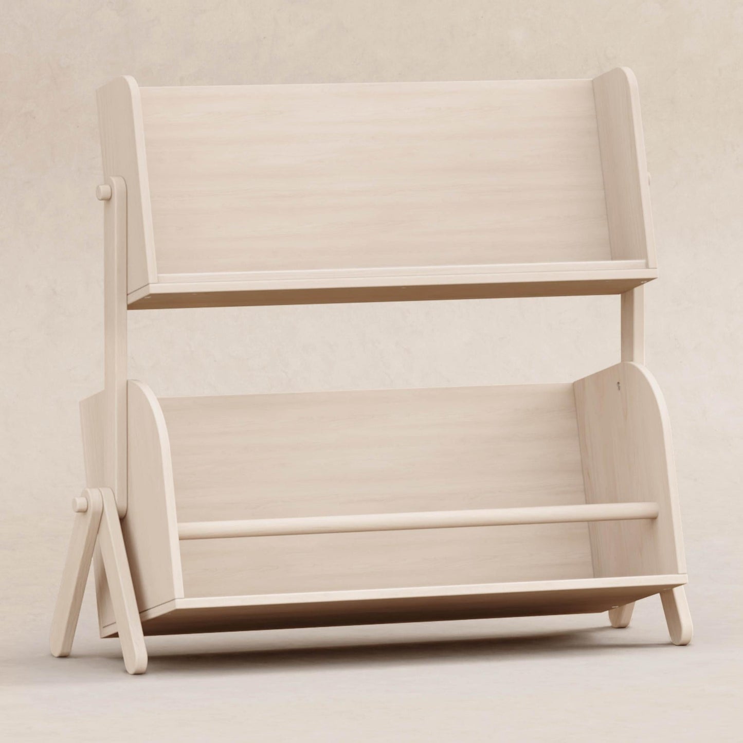 Tally Storage and Bookshelf in Washed Natural