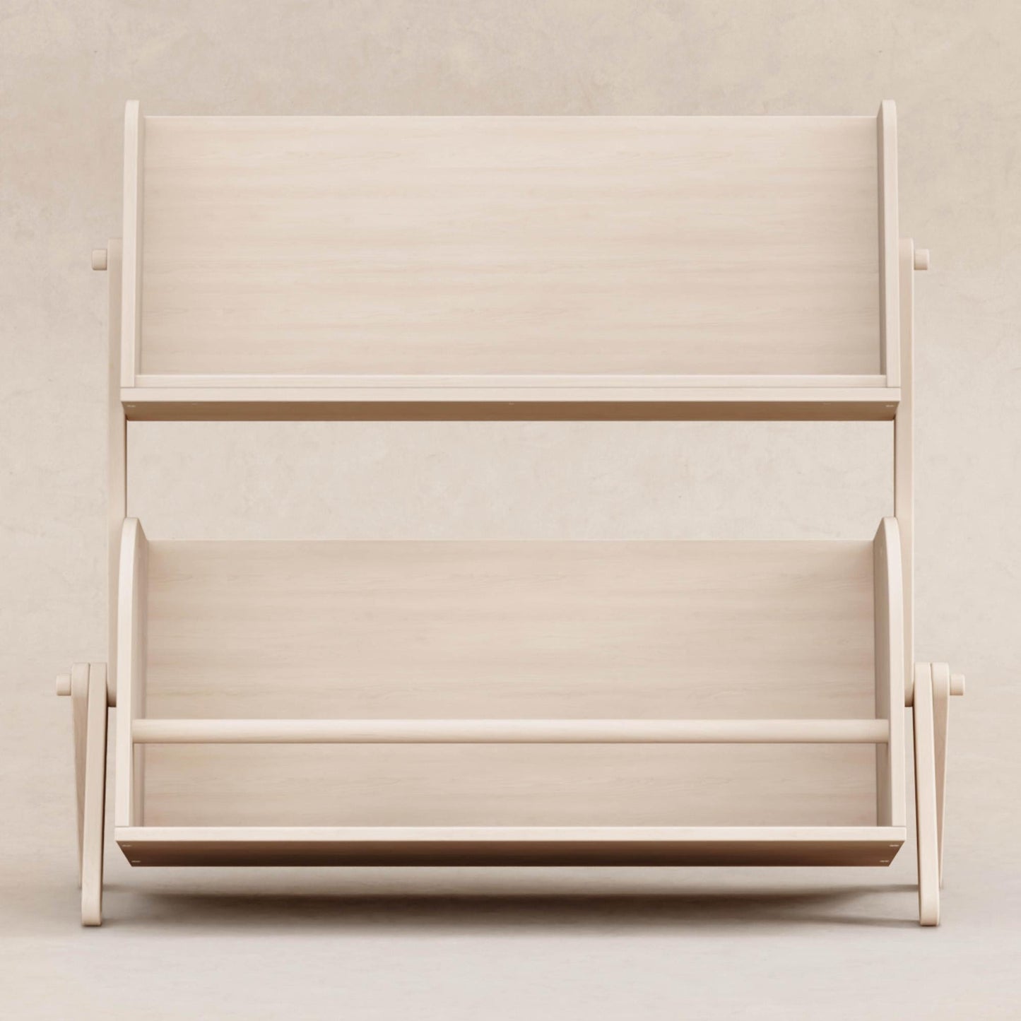 Tally Storage and Bookshelf in Washed Natural