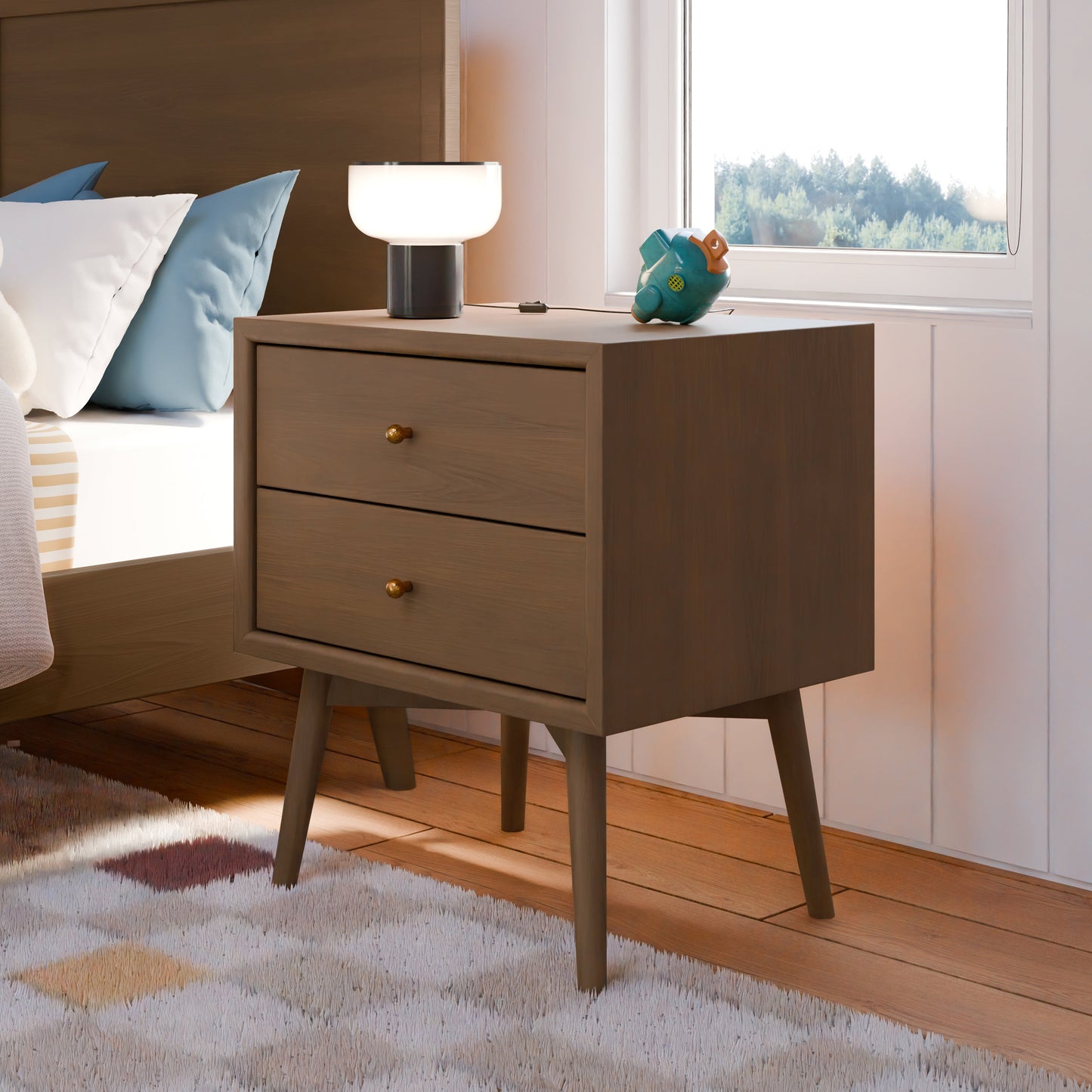 BABYLETTO PALMA NIGHTSTAND WITH USB PORT