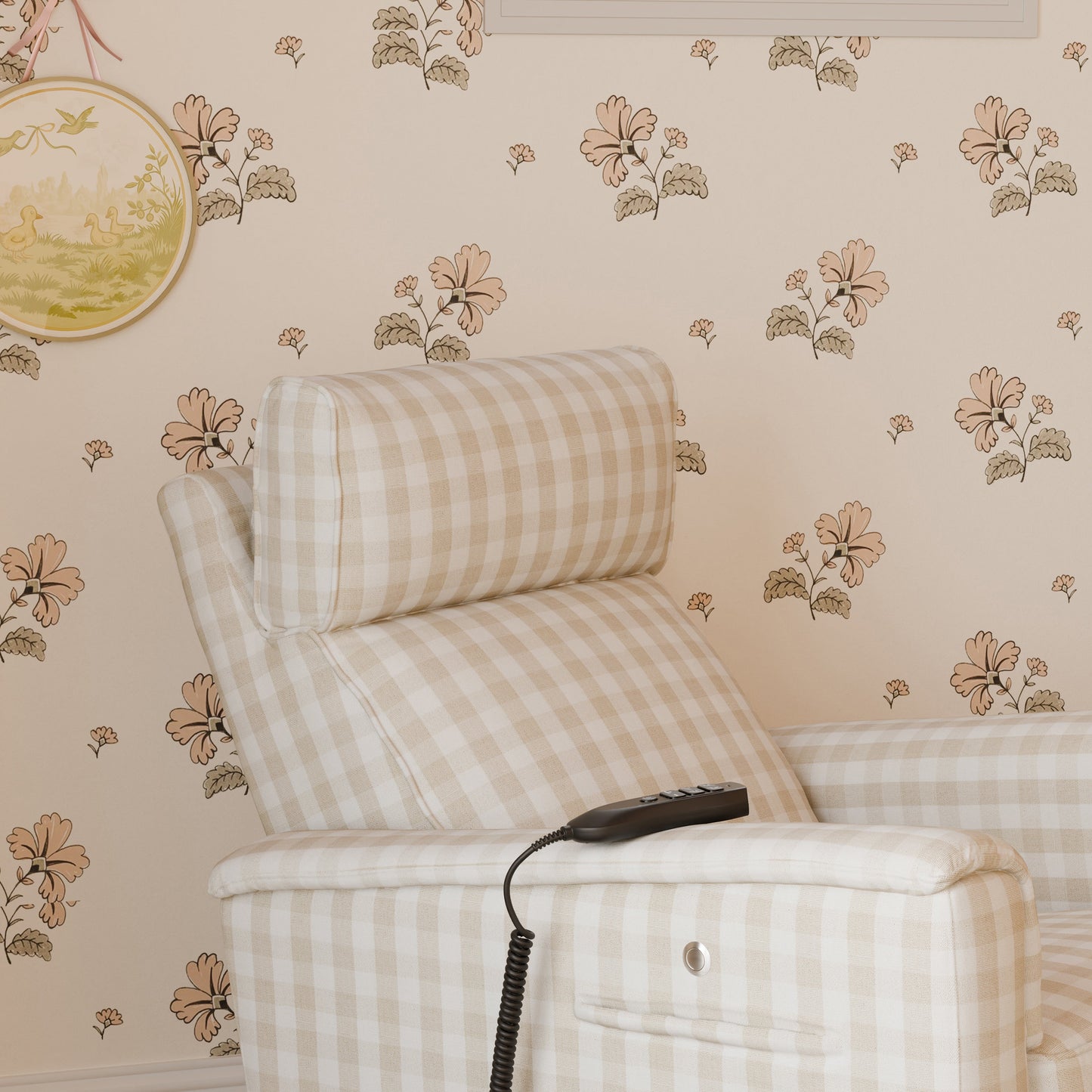 NAMESAKE WILLA DELUXE POWER RECLINER AND SWIVEL GLIDER WITH HEAT & MASSAGE