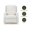 NAMESAKE CREWE RECLINER AND SWIVEL GLIDER IVORY BOUCLE