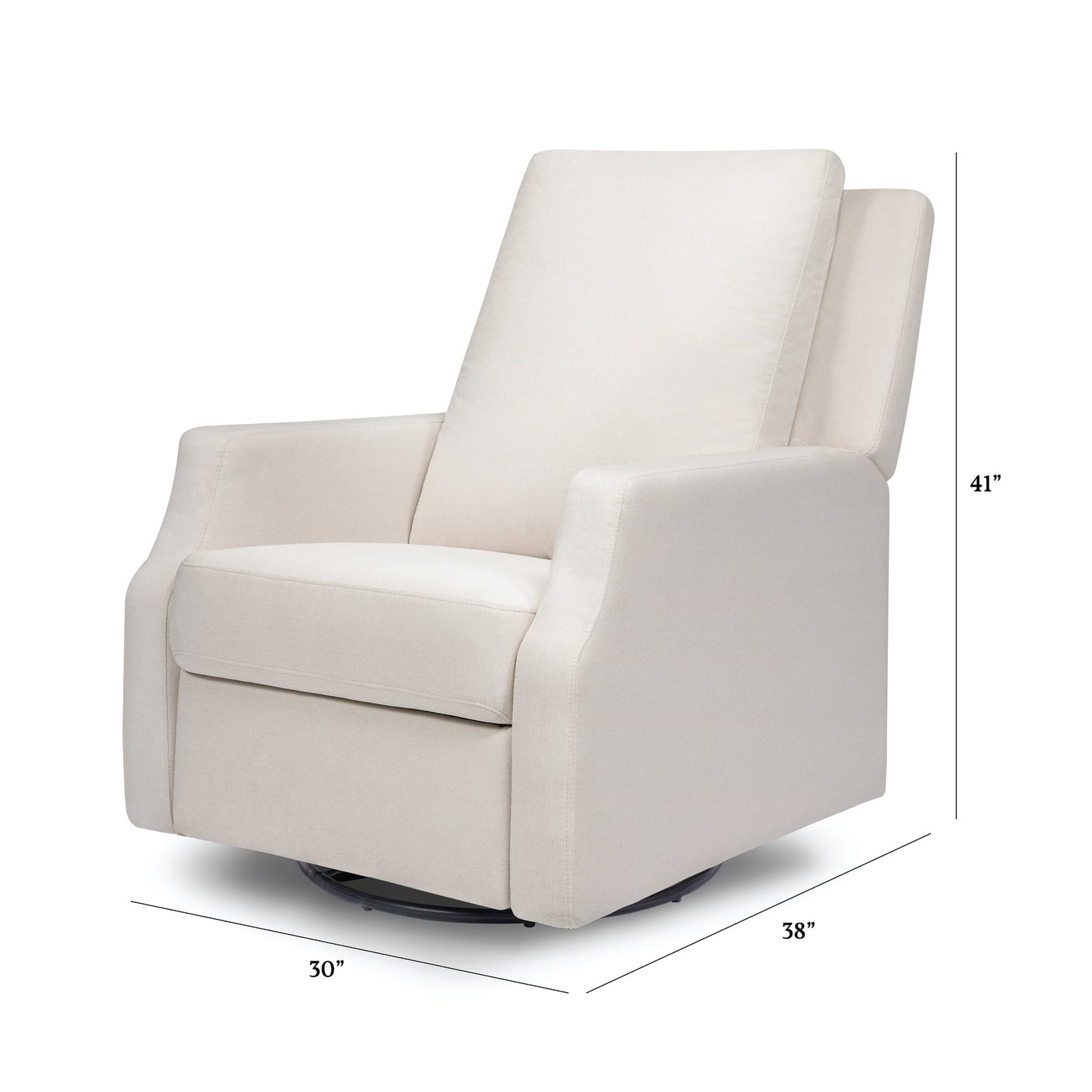 NAMESAKE CREWE RECLINER AND SWIVEL GLIDER IVORY BOUCLE