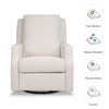 NAMESAKE CREWE RECLINER AND SWIVEL GLIDER IVORY BOUCLE