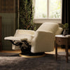 NAMESAKE CREWE RECLINER AND SWIVEL GLIDER IVORY BOUCLE