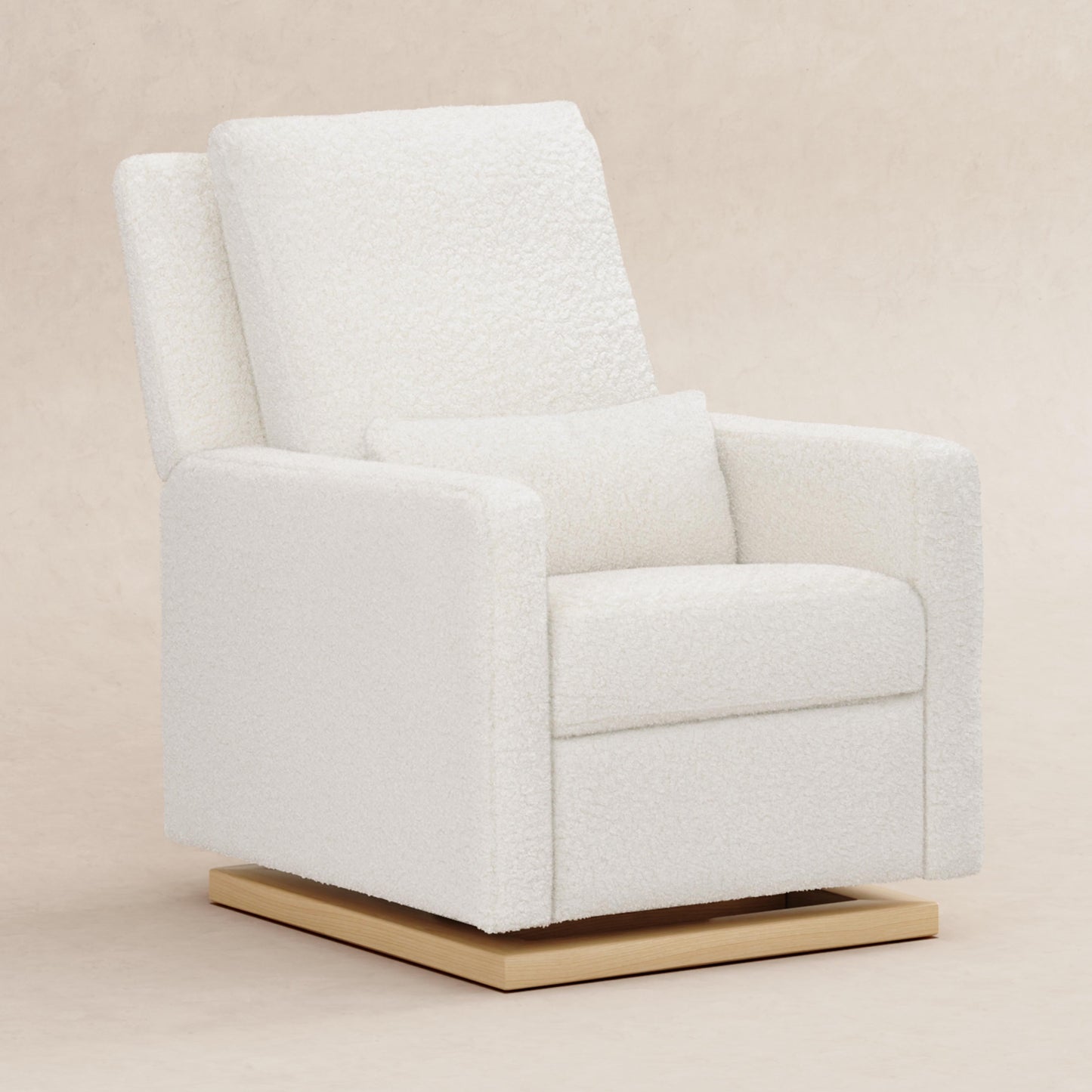 Sigi Glider Recliner w/ Electronic Control and USB in Performance Ivory Boucle
