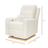 Sigi Glider Recliner w/ Electronic Control and USB in Performance Ivory Boucle