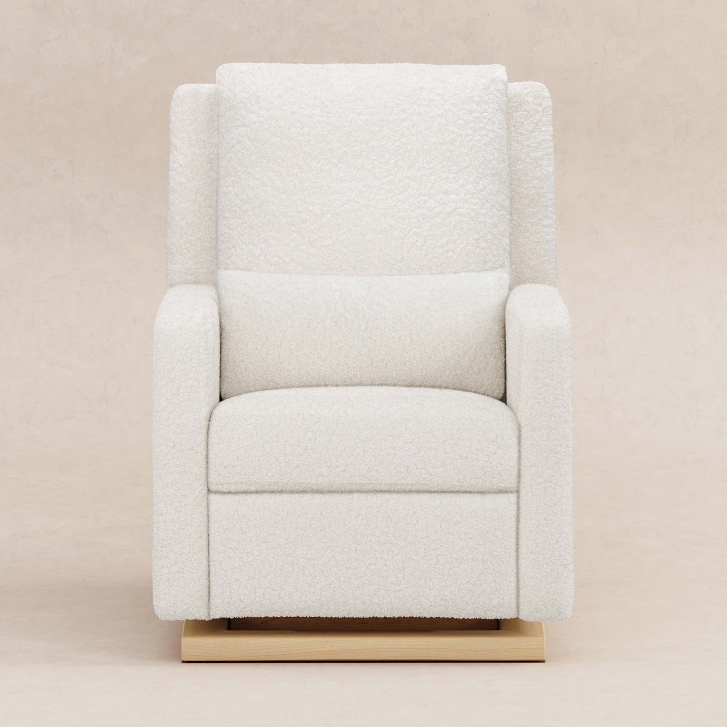 Sigi Glider Recliner w/ Electronic Control and USB in Performance Ivory Boucle