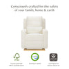 Sigi Glider Recliner w/ Electronic Control and USB in Performance Ivory Boucle