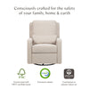 Sigi Glider Recliner w/ Electronic Control and USB in Performance Ivory Boucle