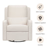 Sigi Glider Recliner w/ Electronic Control and USB in Performance Ivory Boucle