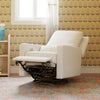 Sigi Glider Recliner w/ Electronic Control and USB in Performance Ivory Boucle