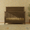 Beckett Rustic 4-in-1 Convertible Flat Top Crib in Sandbar