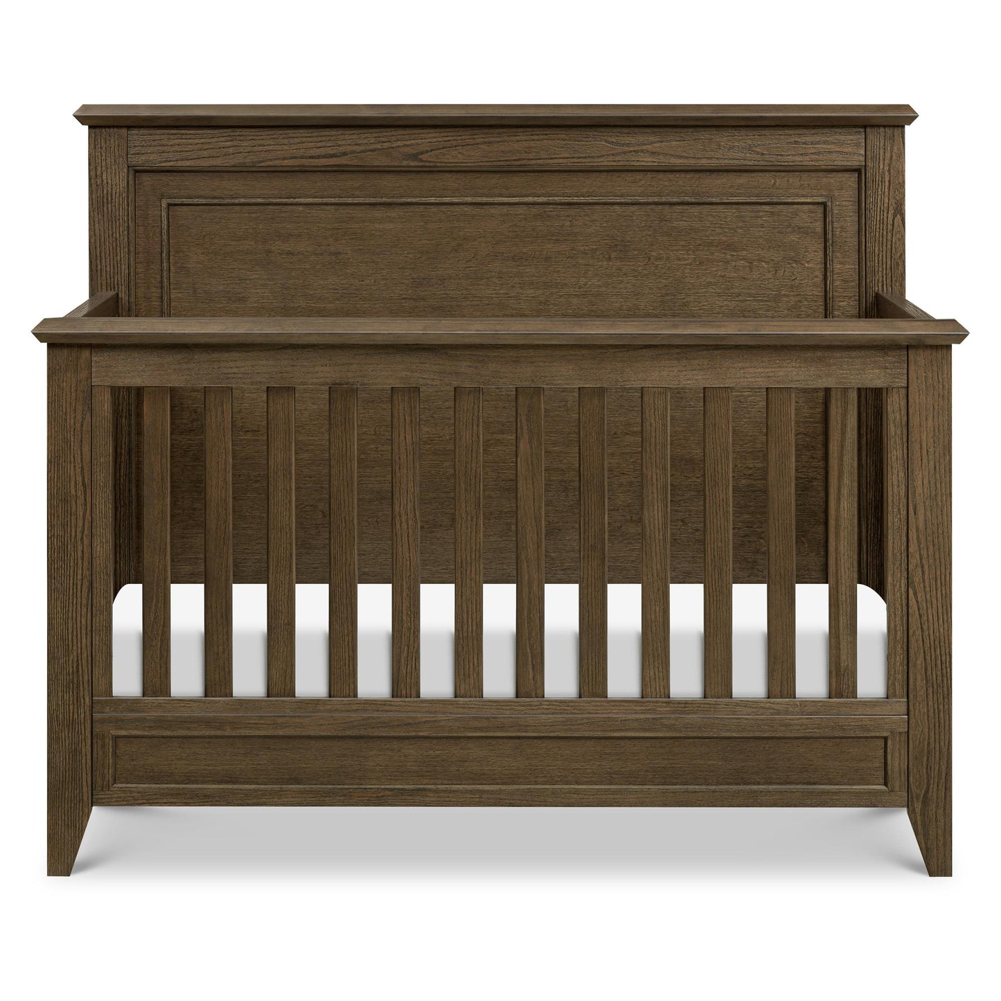 Beckett Rustic 4-in-1 Convertible Flat Top Crib in Sandbar