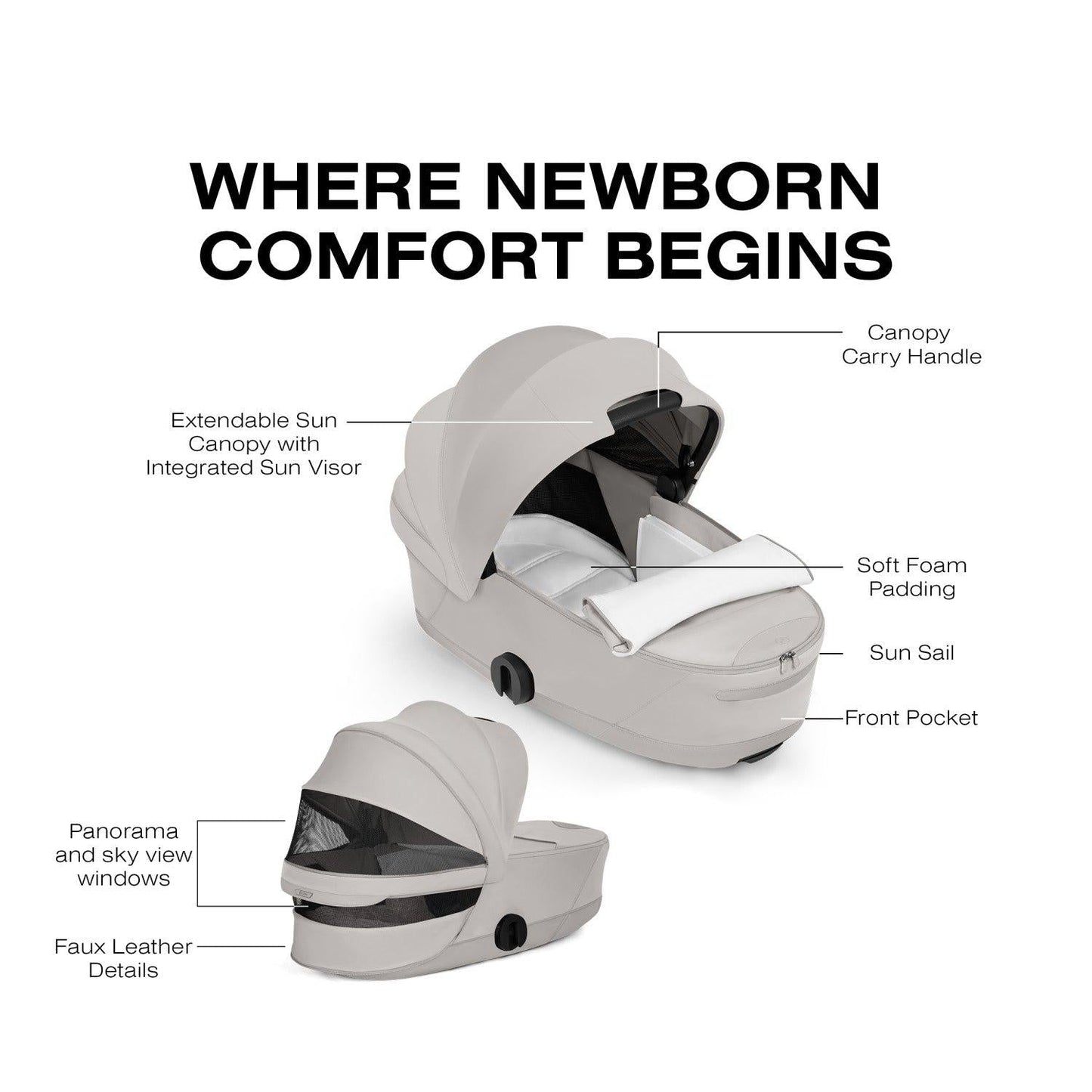 CYBEX MIOS/COYA FOLD LUX CARRY COT | STYLE COLLECTION