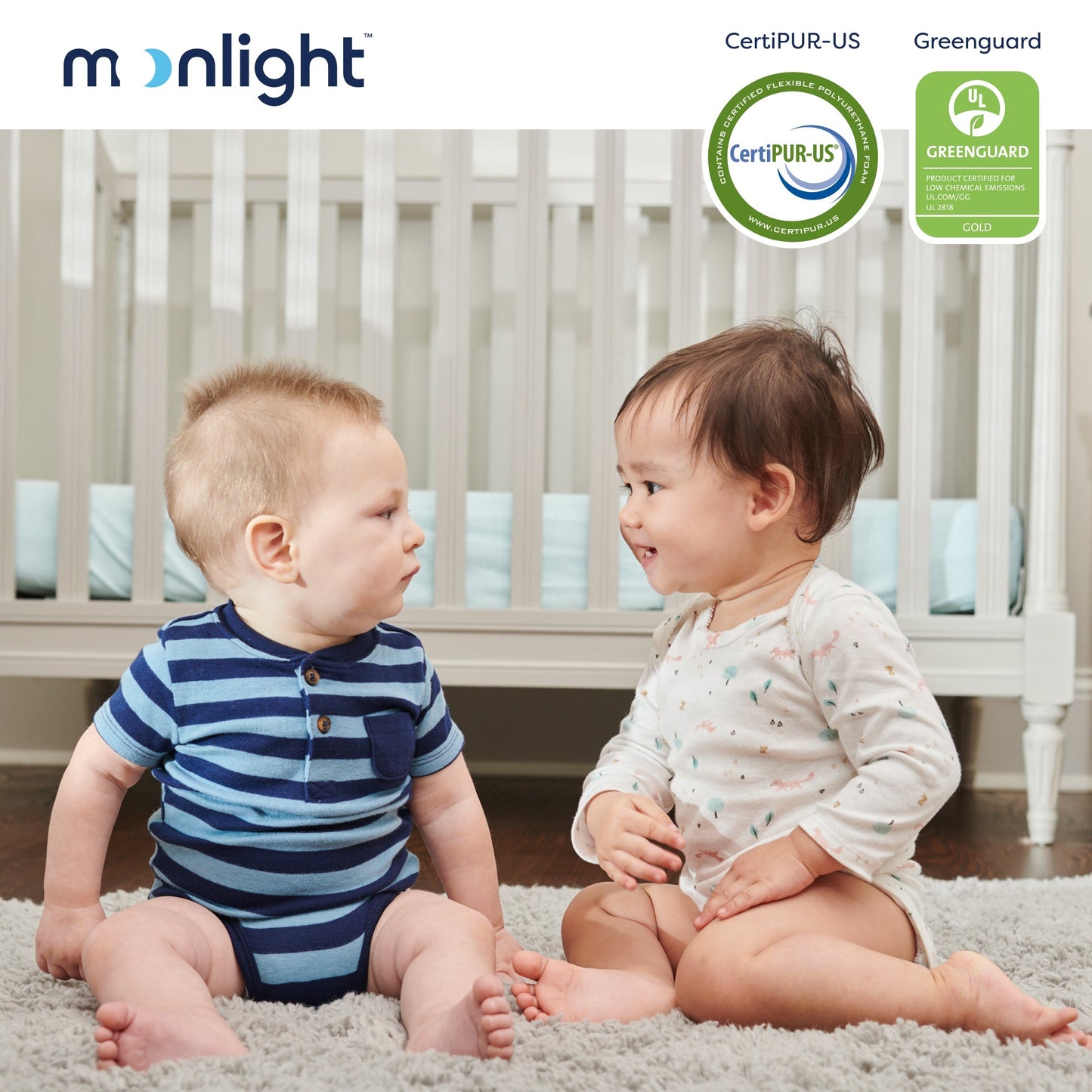 MOONLIGHT SLUMBER STARLIGHT SLEEPWELL CRIB MATTRESS