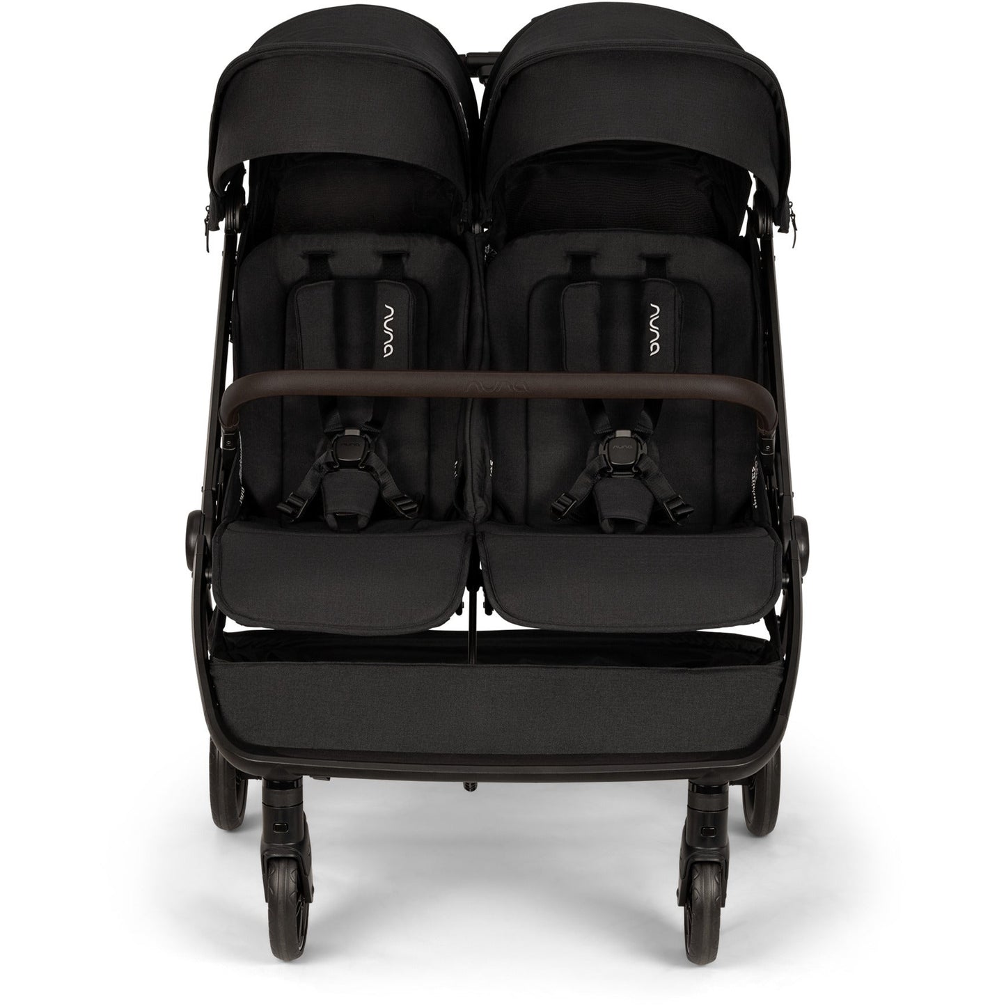 NUNA TRVL DUBL STROLLER CAVIAR