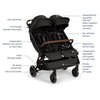 NUNA TRVL DUBL STROLLER CAVIAR