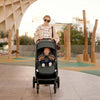 SILVER CROSS BREEZ COMPACT STROLLER + FOLDING BASSINET BUNDLE