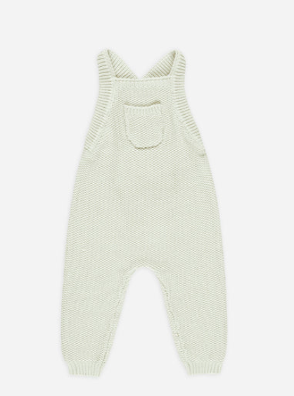 QUINCY MAE KNIT OVERALL MINT