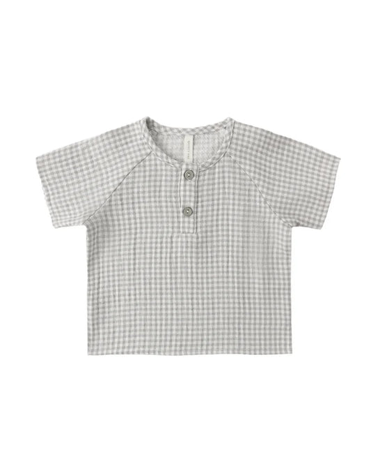 QUINCY MAE SHORT SLEEVE ZION SHIRT || SAGE