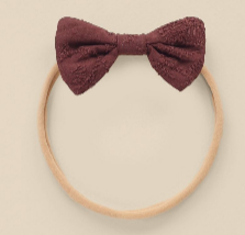 NORALEE LITTLE BOW HEADBAND FIG