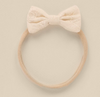 NORALEE LITTLE BOW HEADBAND NATURAL