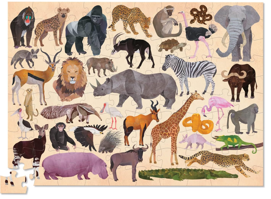 DINO WORLD 100-PC PUZZLE