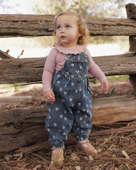RYLEE + CRU VINTAGE OVERALL HEART DITSY