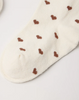 RYLEE + CRU RIBBED TIGHTS MULBERRY HEART