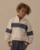RYLEE + CRU PANEL STRIPE HALF ZIP OUTDOOR CLUB