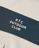 RYLEE + CRU PANEL STRIPE HALF ZIP OUTDOOR CLUB