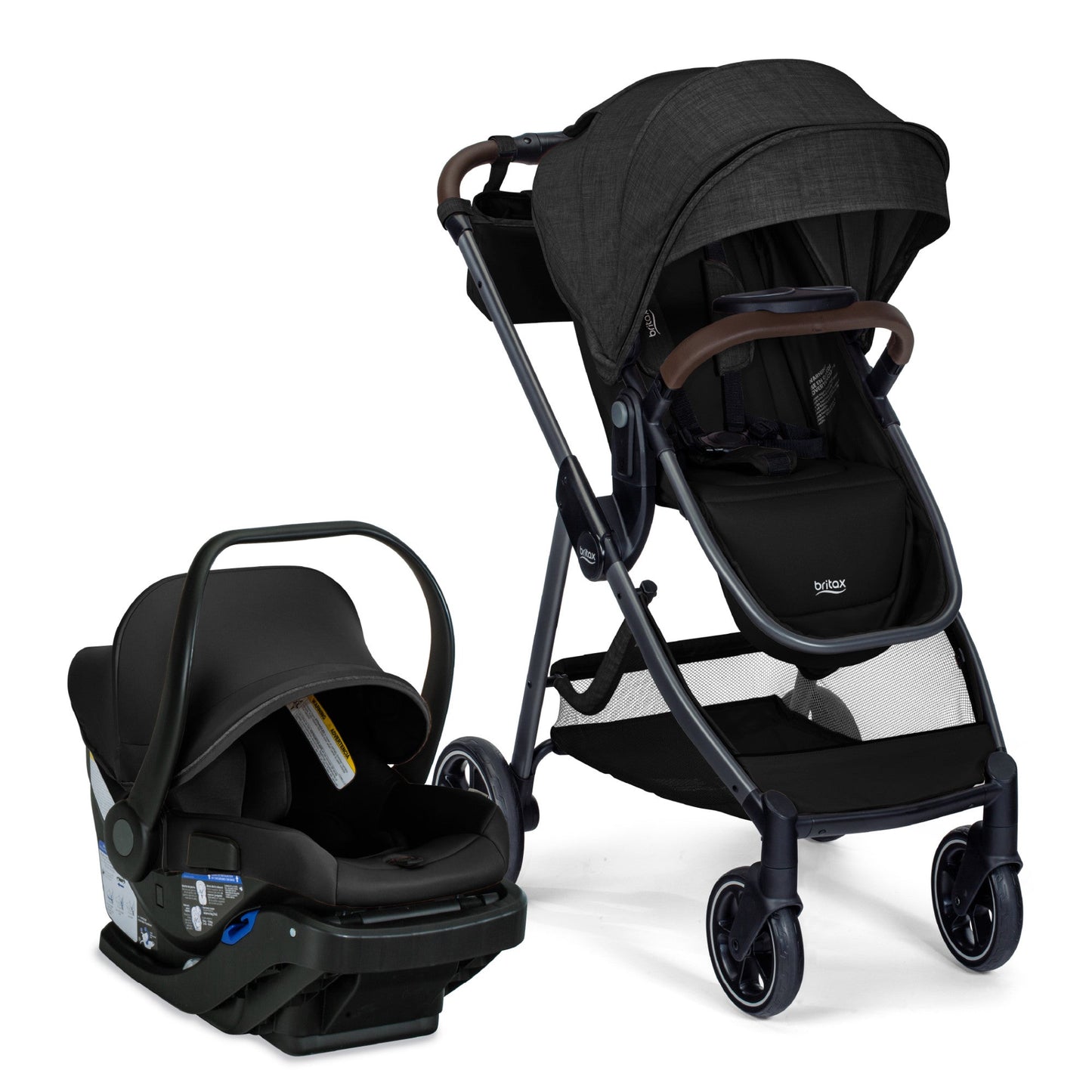 BRITAX PHASES TRAVEL SYSTEM WITH ARBOR INFANT CAR SEAT + STAYTIGHT BASE