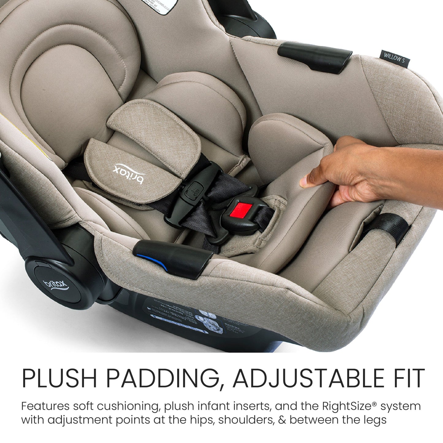 BRITAX PRISM FULL-SIZE TRAVEL SYSTEM WITH WILLOW S INFANT CAR SEAT + ALPINE BASE