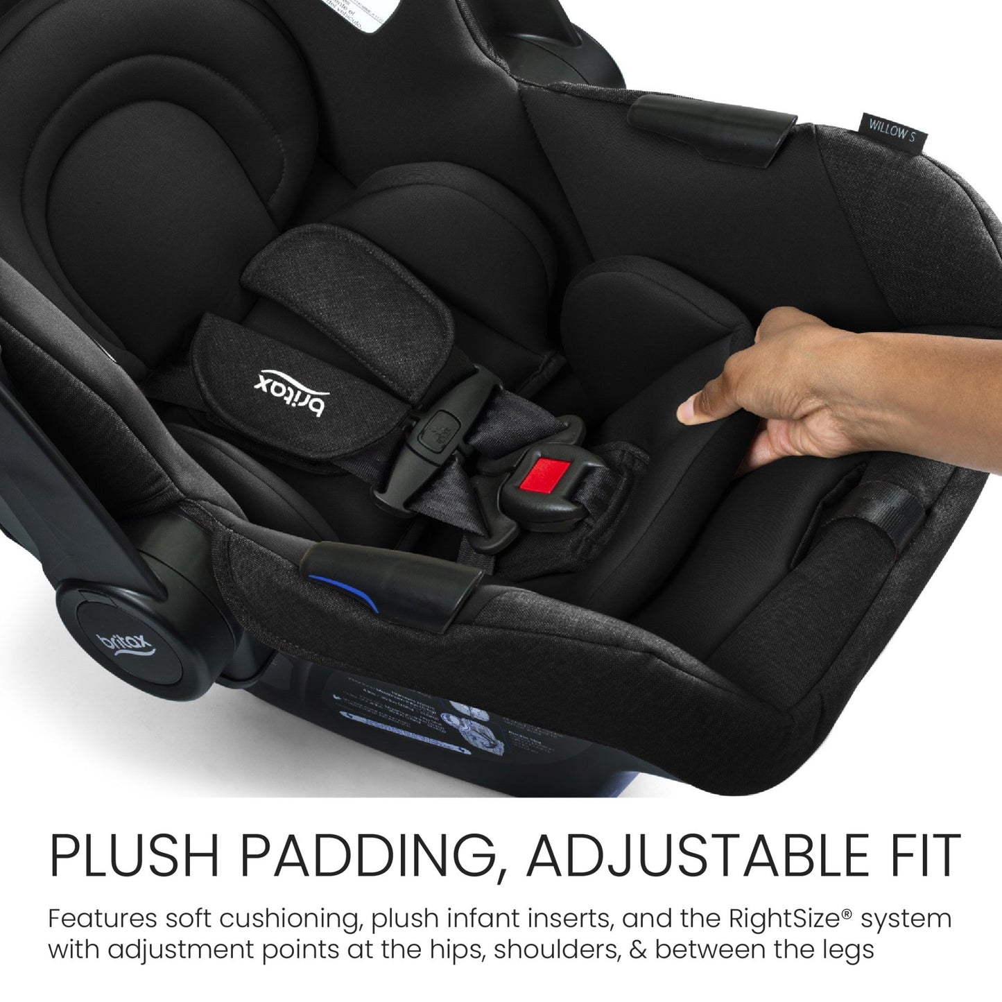 BRITAX PRISM FULL-SIZE TRAVEL SYSTEM WITH WILLOW S INFANT CAR SEAT + ALPINE BASE