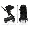 BRITAX PRISM FULL-SIZE TRAVEL SYSTEM WITH WILLOW S INFANT CAR SEAT + ALPINE BASE