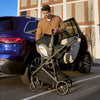BRITAX PRISM FULL-SIZE TRAVEL SYSTEM WITH WILLOW S INFANT CAR SEAT + ALPINE BASE
