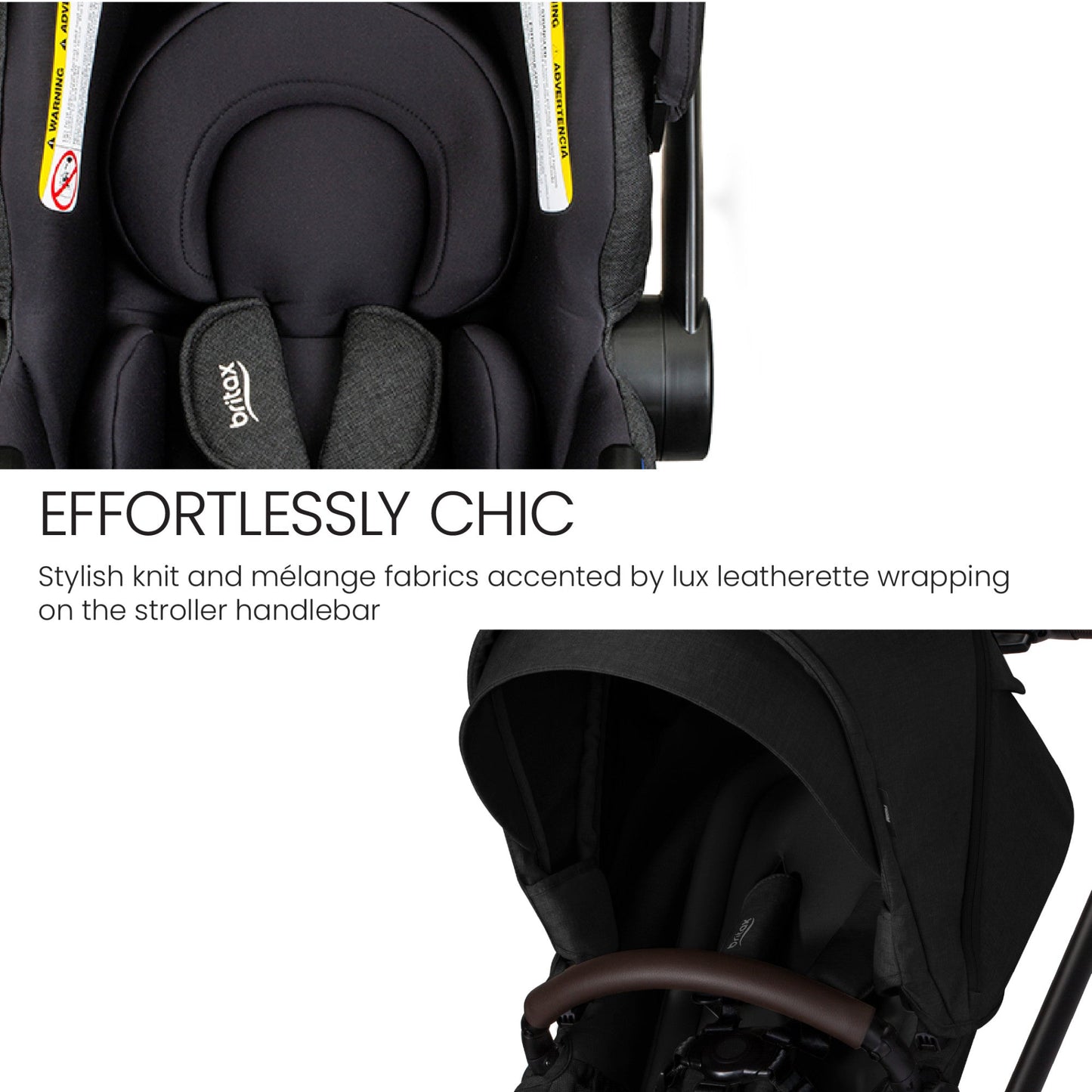 BRITAX PRISM FULL-SIZE TRAVEL SYSTEM WITH WILLOW S INFANT CAR SEAT + ALPINE BASE