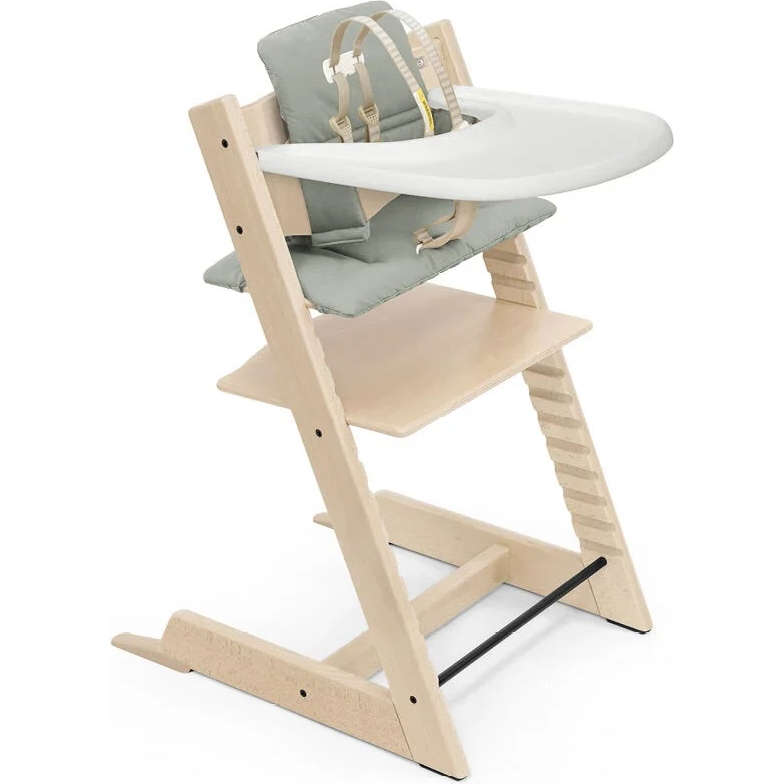 STOKKE TRIPP TRAPP HIGH CHAIR² WITH CUSHION + STOKKE TRAY