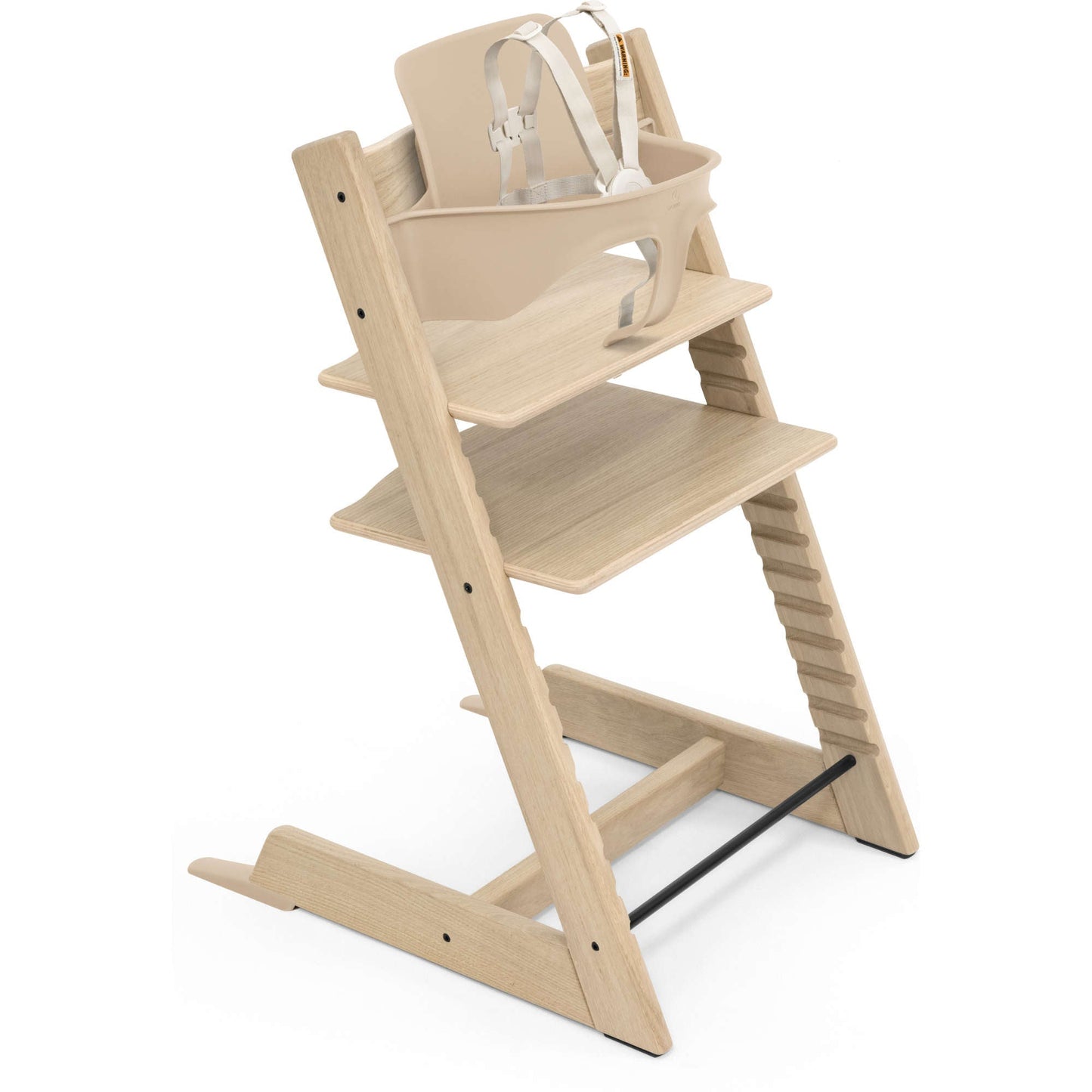 STOKKE TRIPP TRAPP HIGH CHAIR² OAK WITH CUSHION + STOKKE TRAY