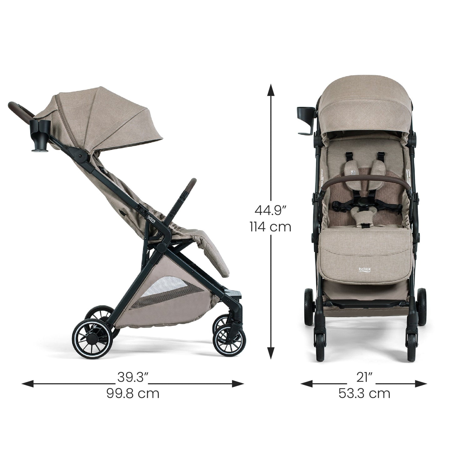 BRITAX JUNIPER+ COMPACT STROLLER WITH ONE-HAND RAPIDFOLD