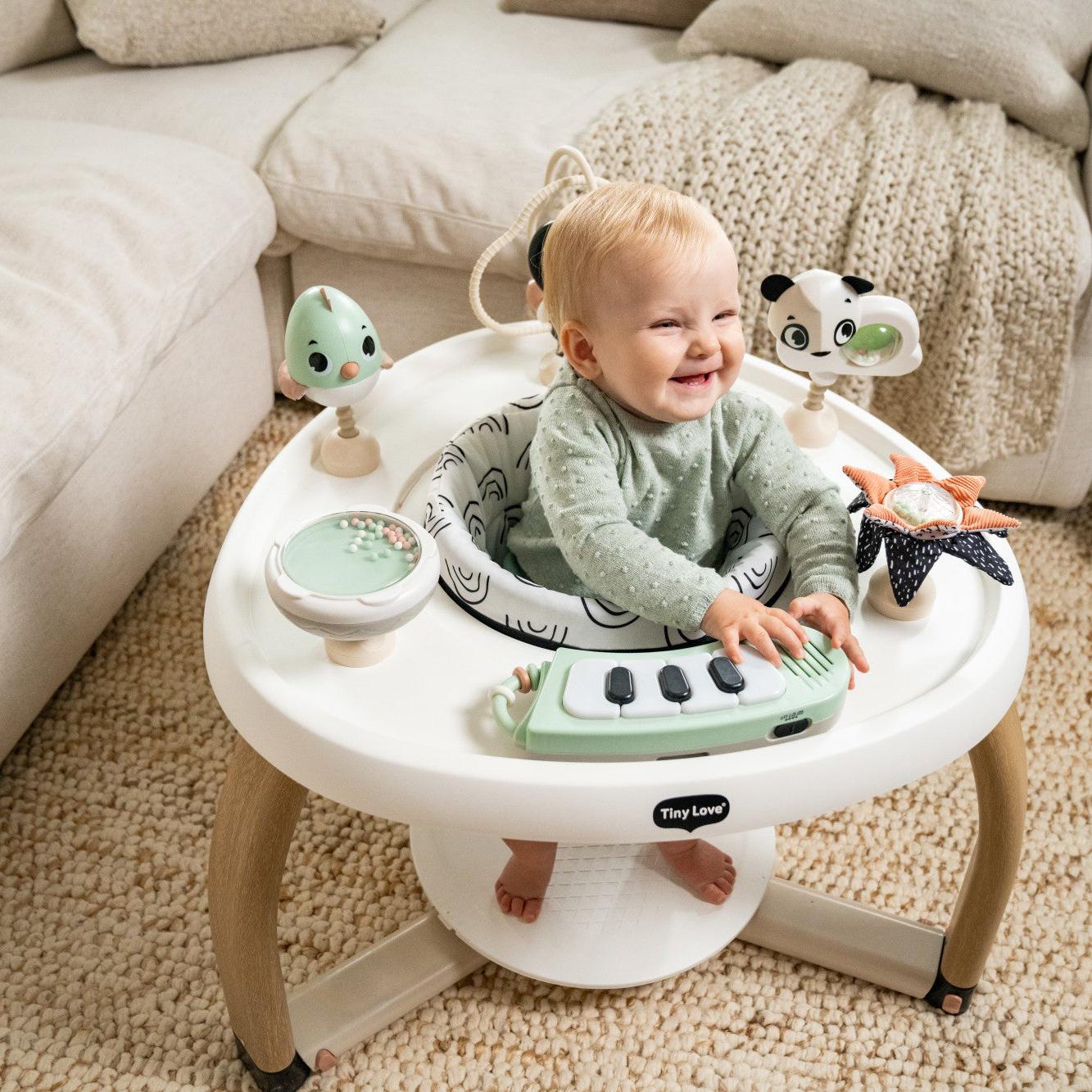 TINY LOVE 5-IN-1 BLACK & WHITE STATIONARY ACTIVITY CENTER