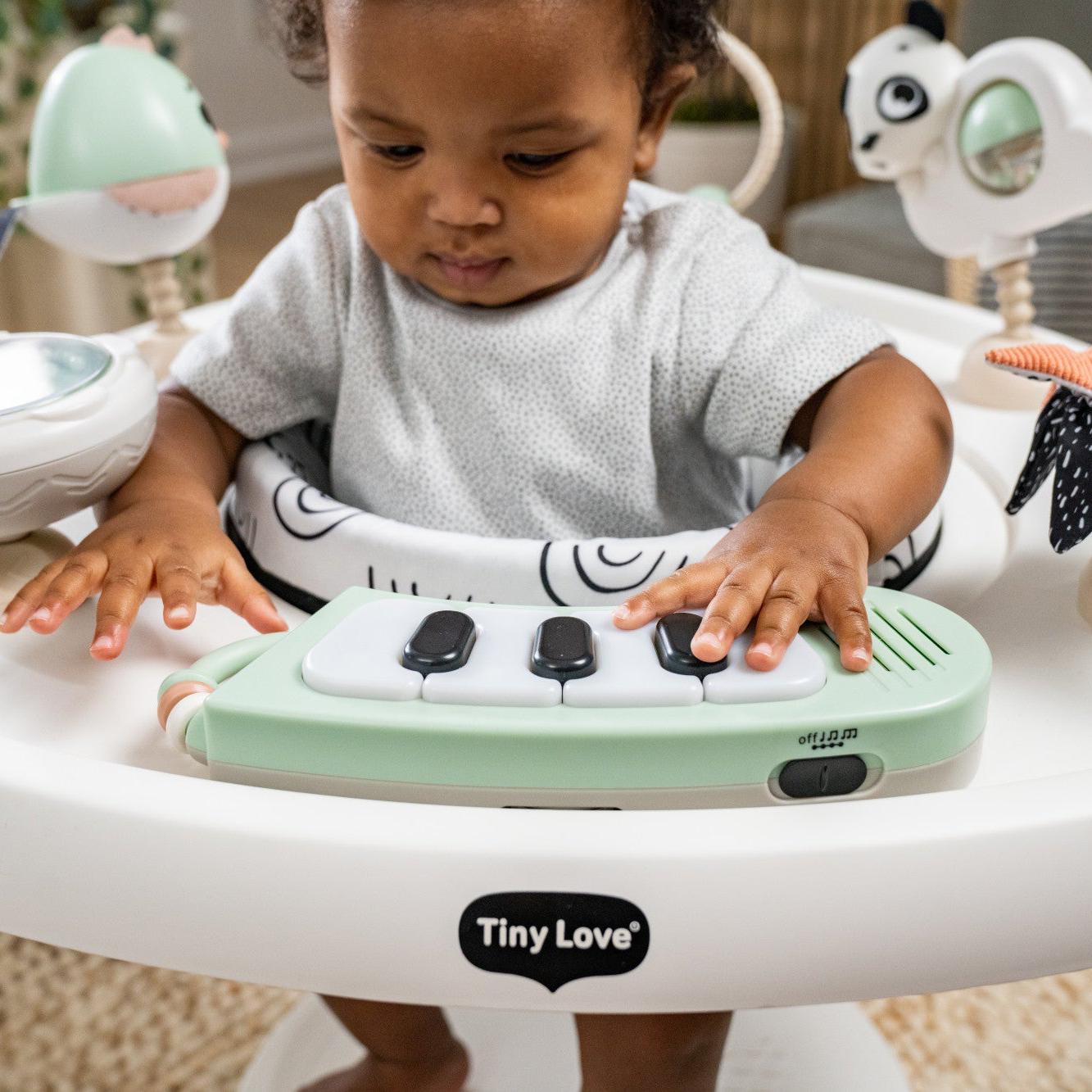 TINY LOVE 5-IN-1 BLACK & WHITE STATIONARY ACTIVITY CENTER