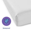 Little Dreamer All Foam Crib Mattress - Dual Firmness w/white Ribbon