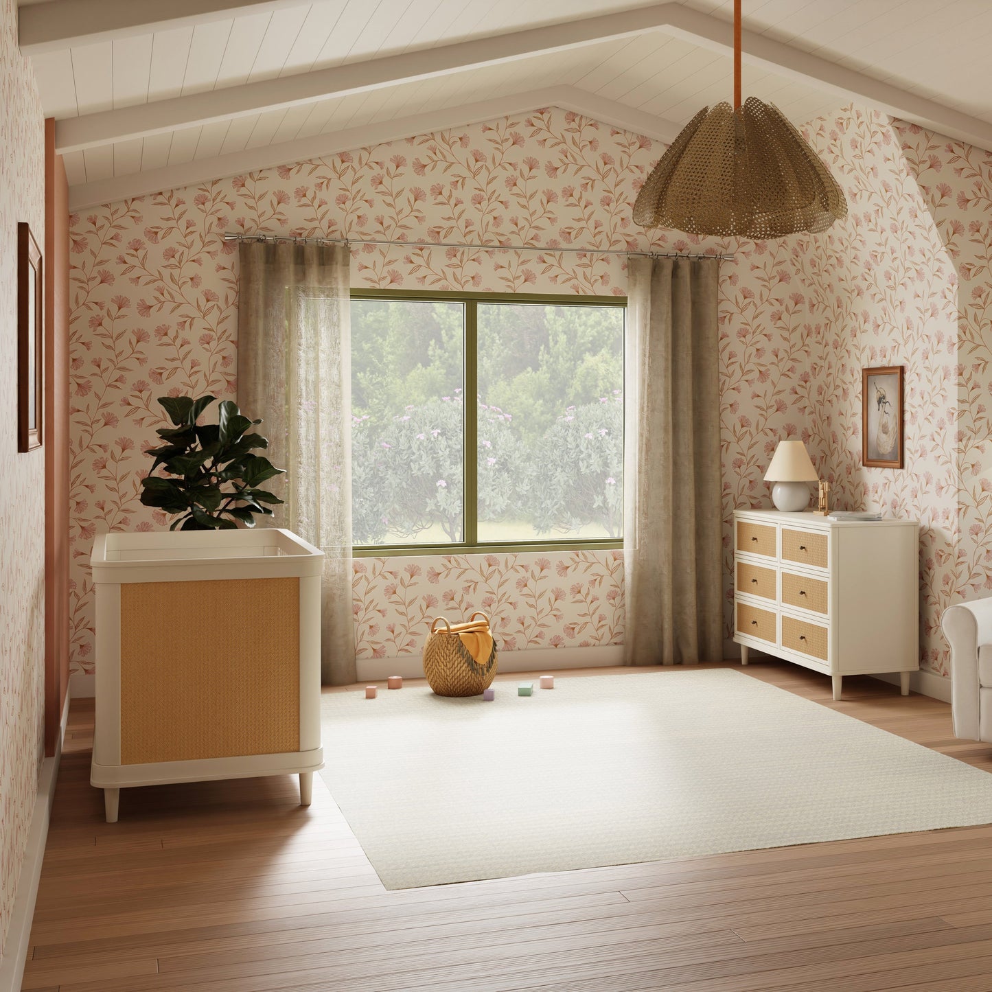 NAMESAKE MARIN WITH CANE 3-IN-1 CONVERTIBLE CRIB