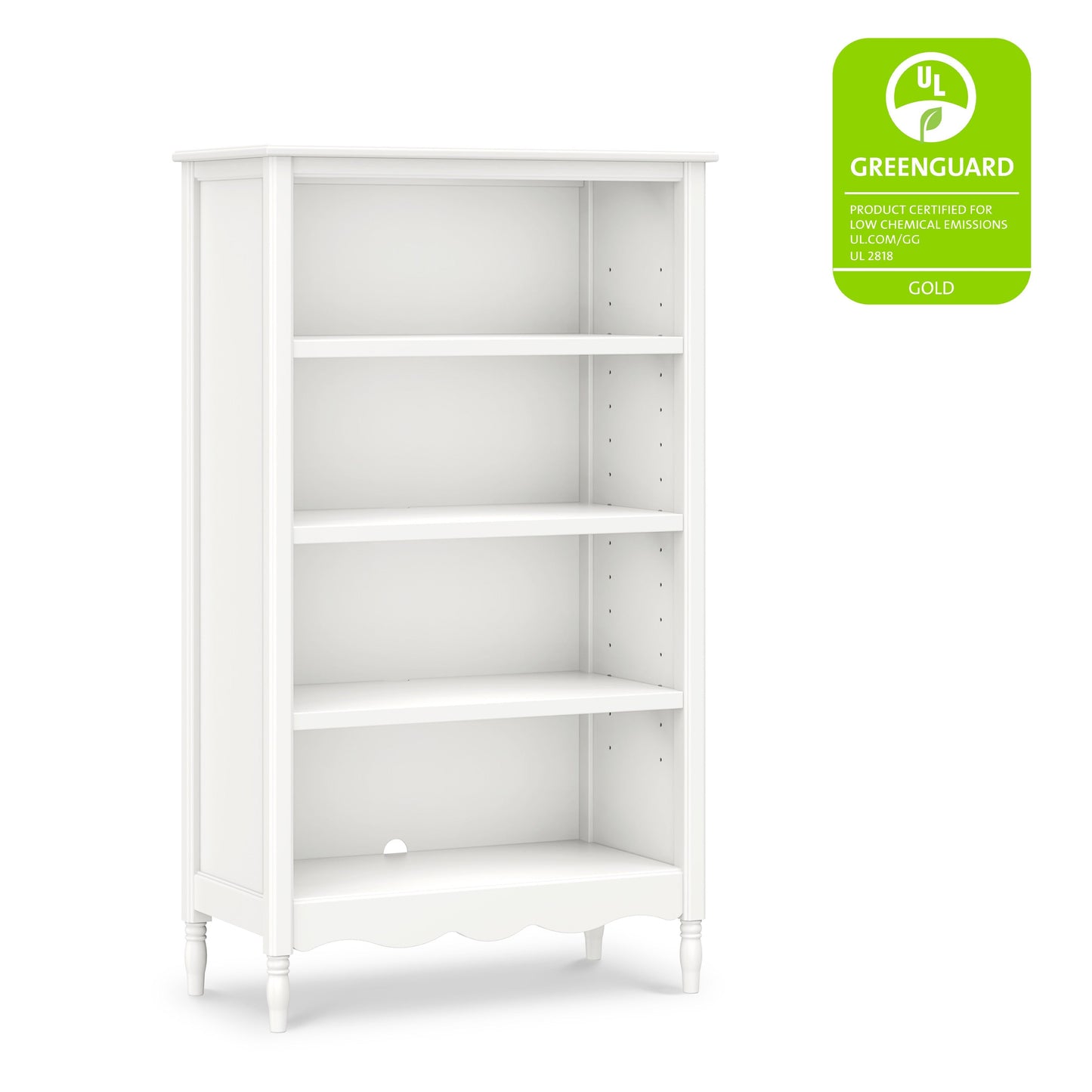 Liberty Assembled Bookcase in Warm White