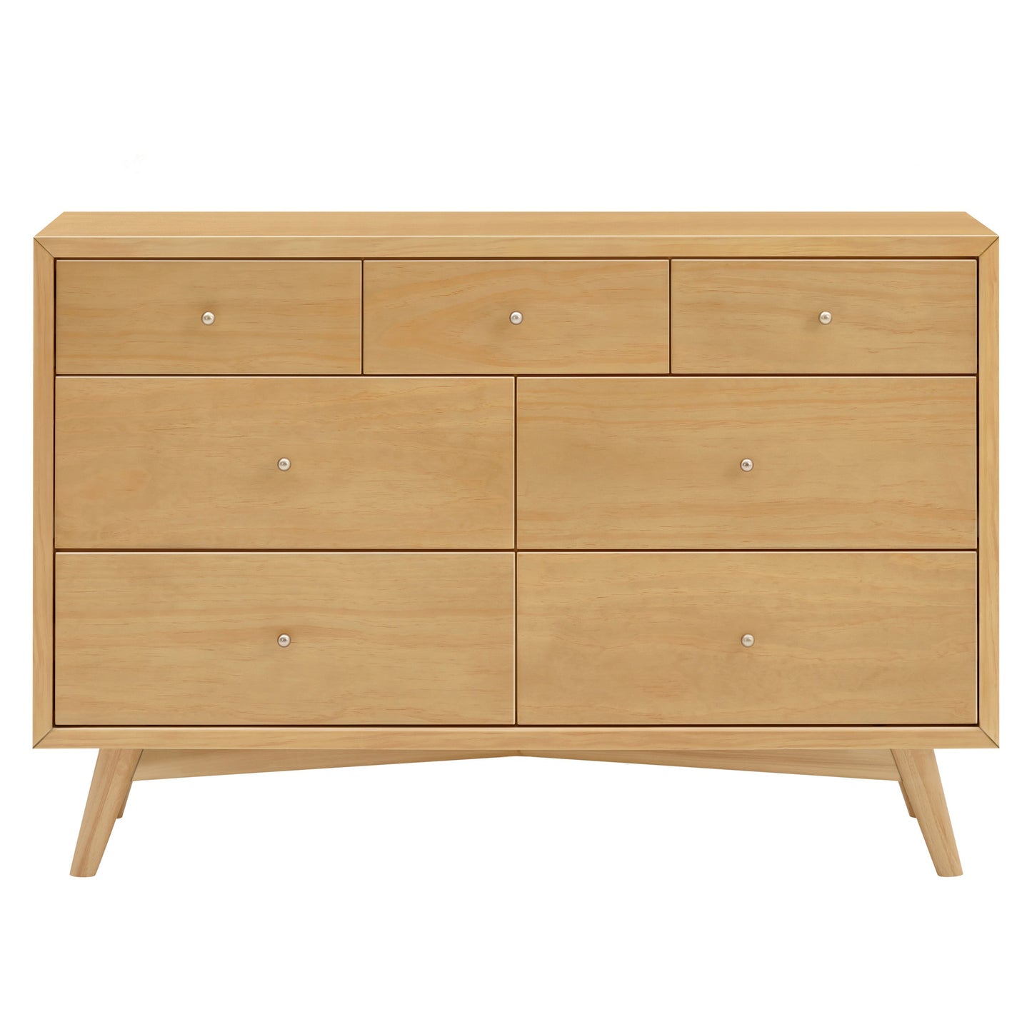 Palma 7-Drawer Double Dresser, Assembled in Warm White